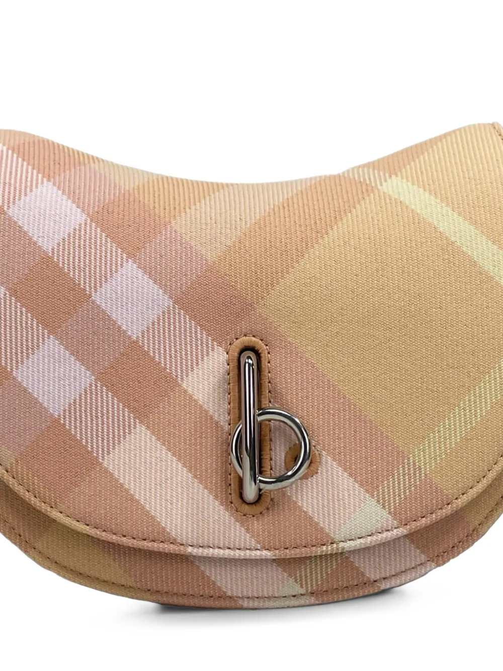 Burberry Rocking Horse geruite crossbodytas Beige