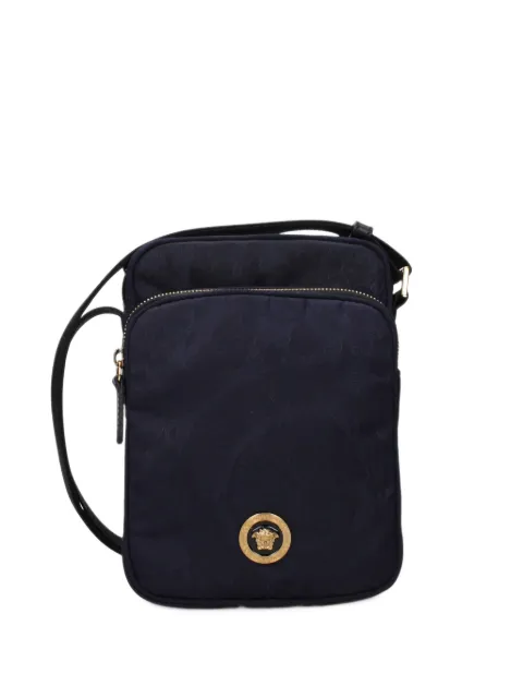 Versace Barocco-jacquard Medusa plaque messenger bag