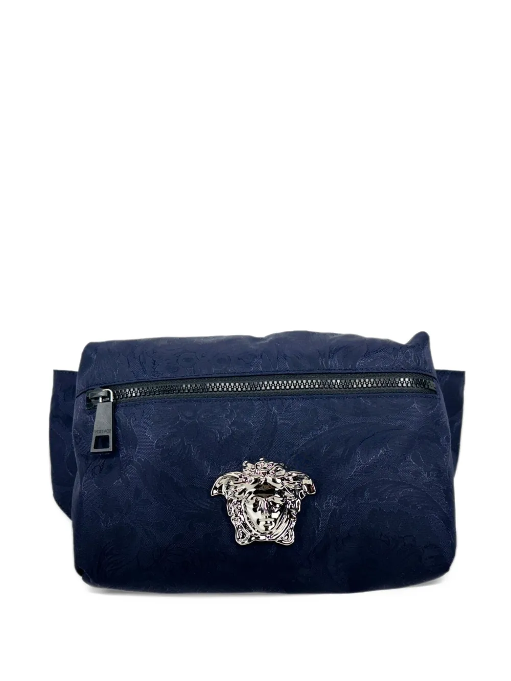 Versace Medusa barocco-jacquard belt bag - Blu