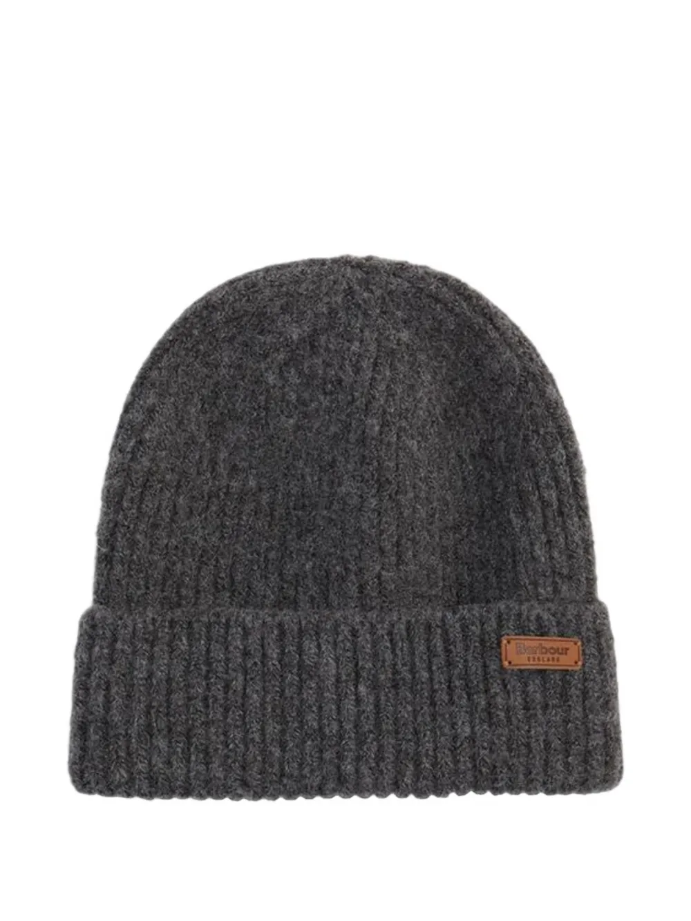 Barbour ribbed-knit beanie hat - Grigio
