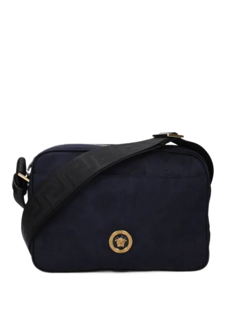 Versace Barocco-jacquard Medusa plaque messenger bag