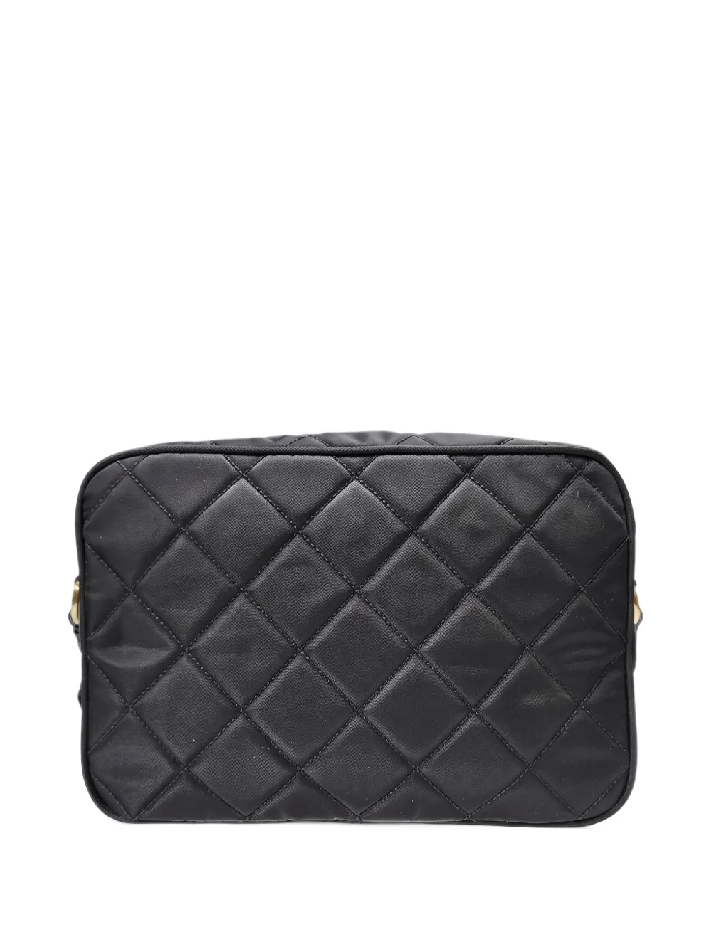 Prada quilted cross body bag Zwart