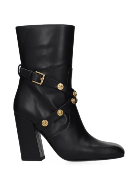 Versace Medusa Biggie leather ankle boots