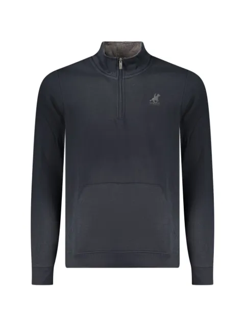 U.S. Grand quarter-zip logo-embroidered sweater