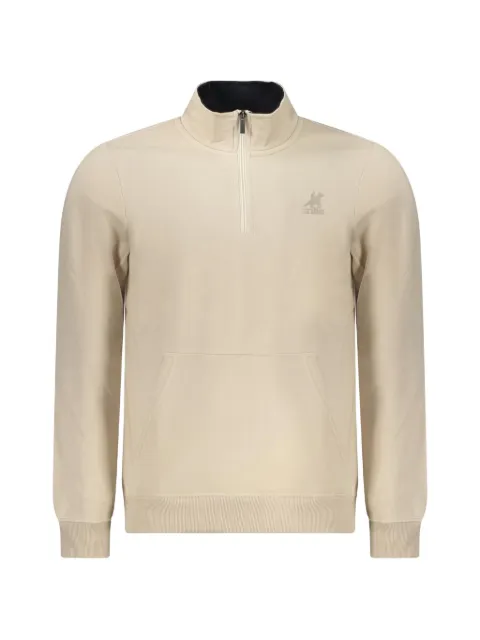 U.S. Grand quarter-zip logo-print sweatshirt
