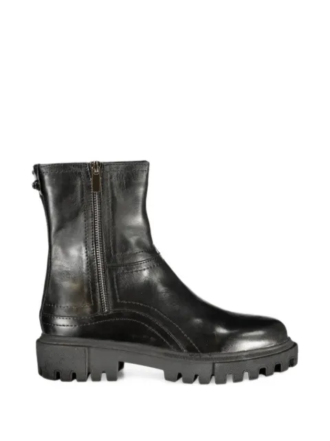 CAFèNOIR chunky leather boots