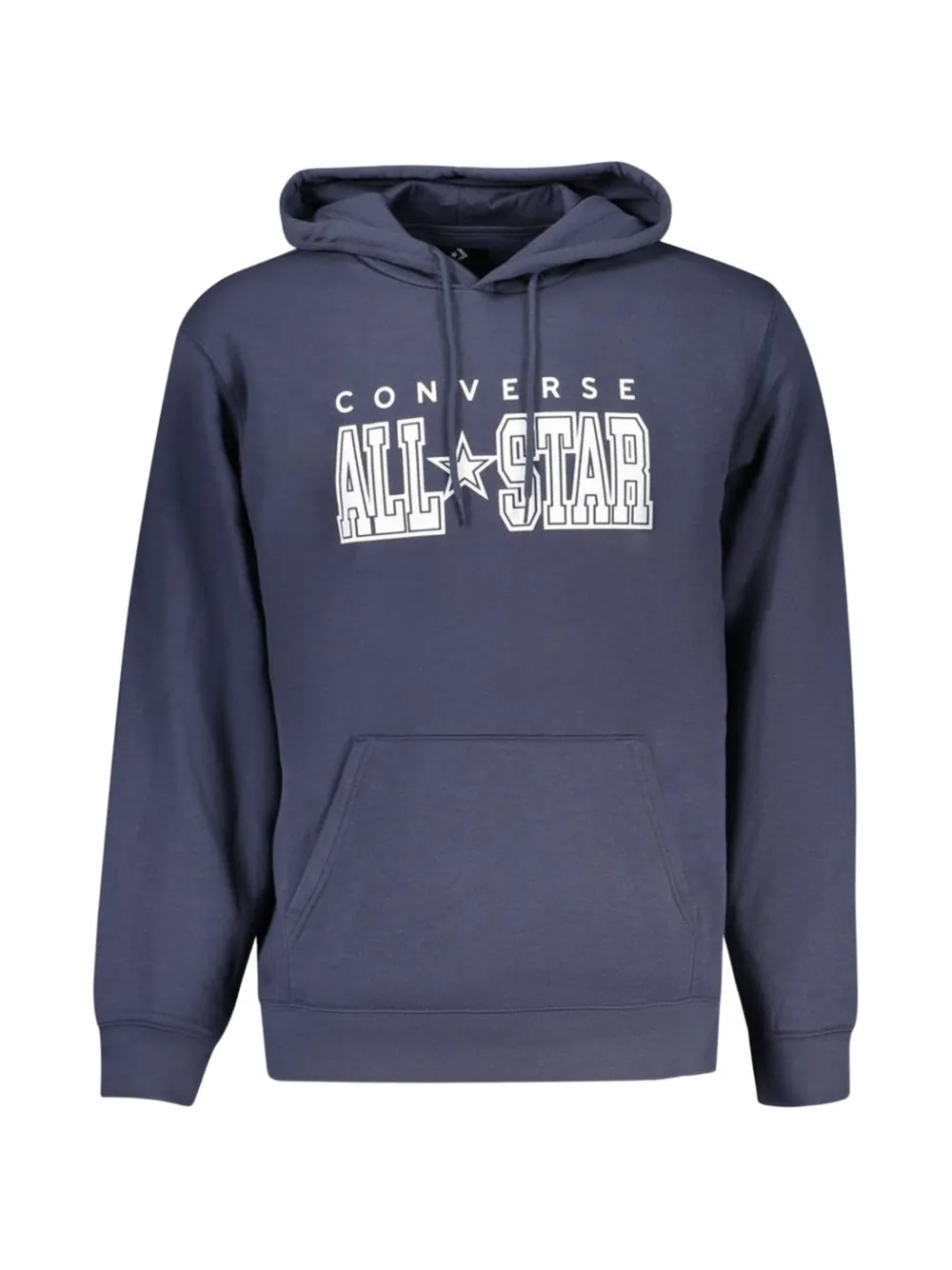 Converse All Star Logo-print Hoodie In Blue