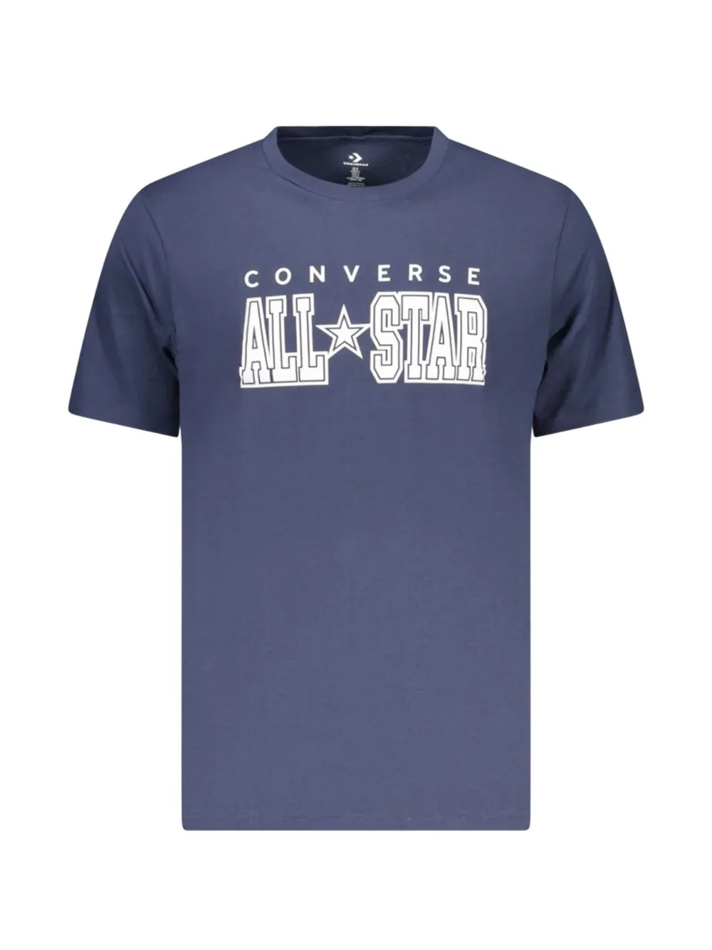 Converse All Star Logo-print T-shirt In Blue