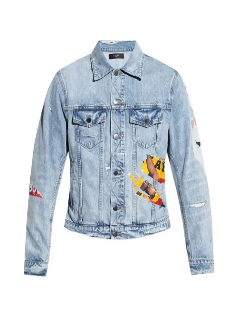 AMIRI patchwork denim jacket