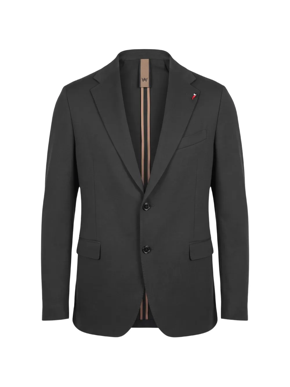 MULISH single-breasted cotton suit - Nero