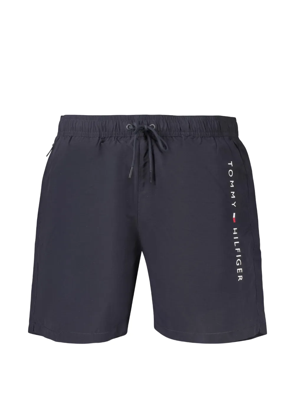 Tommy Hilfiger Zwembroek met logoprint en trekkoord Blauw