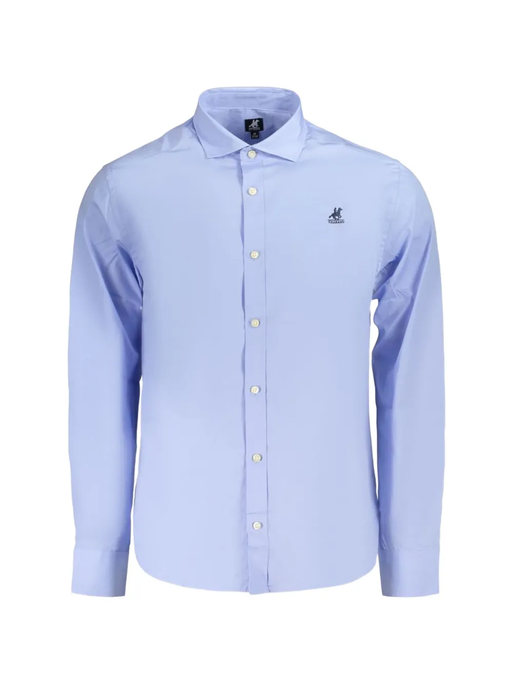U.S. Grand embroidered-logo long-sleeve shirt - Blau
