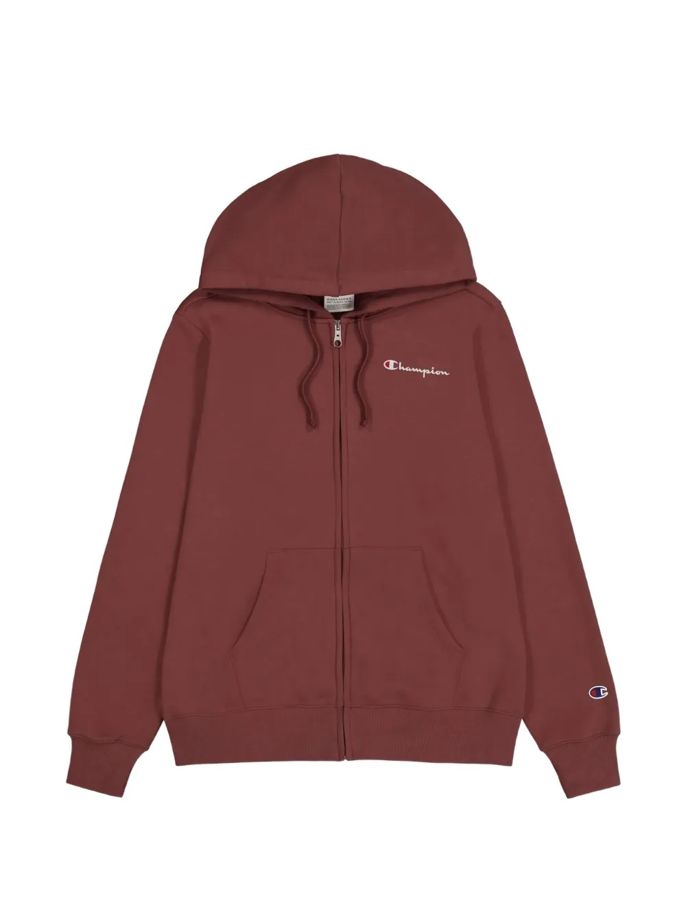 Champion zip-up cotton hoodie - Rot