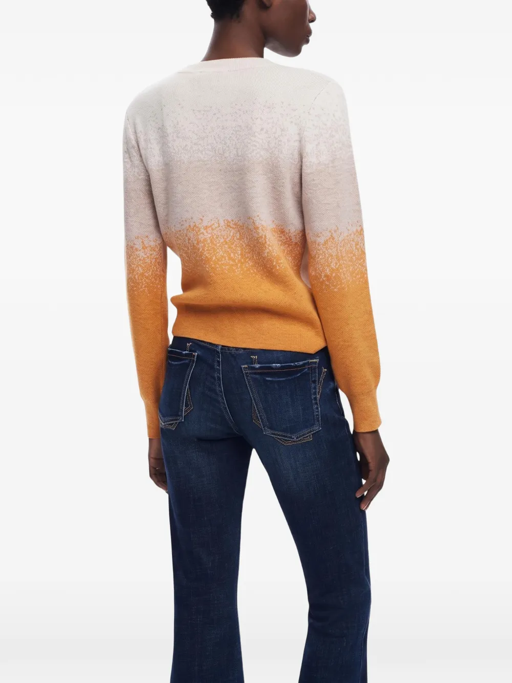 Desigual ombré-effect sweater Beige