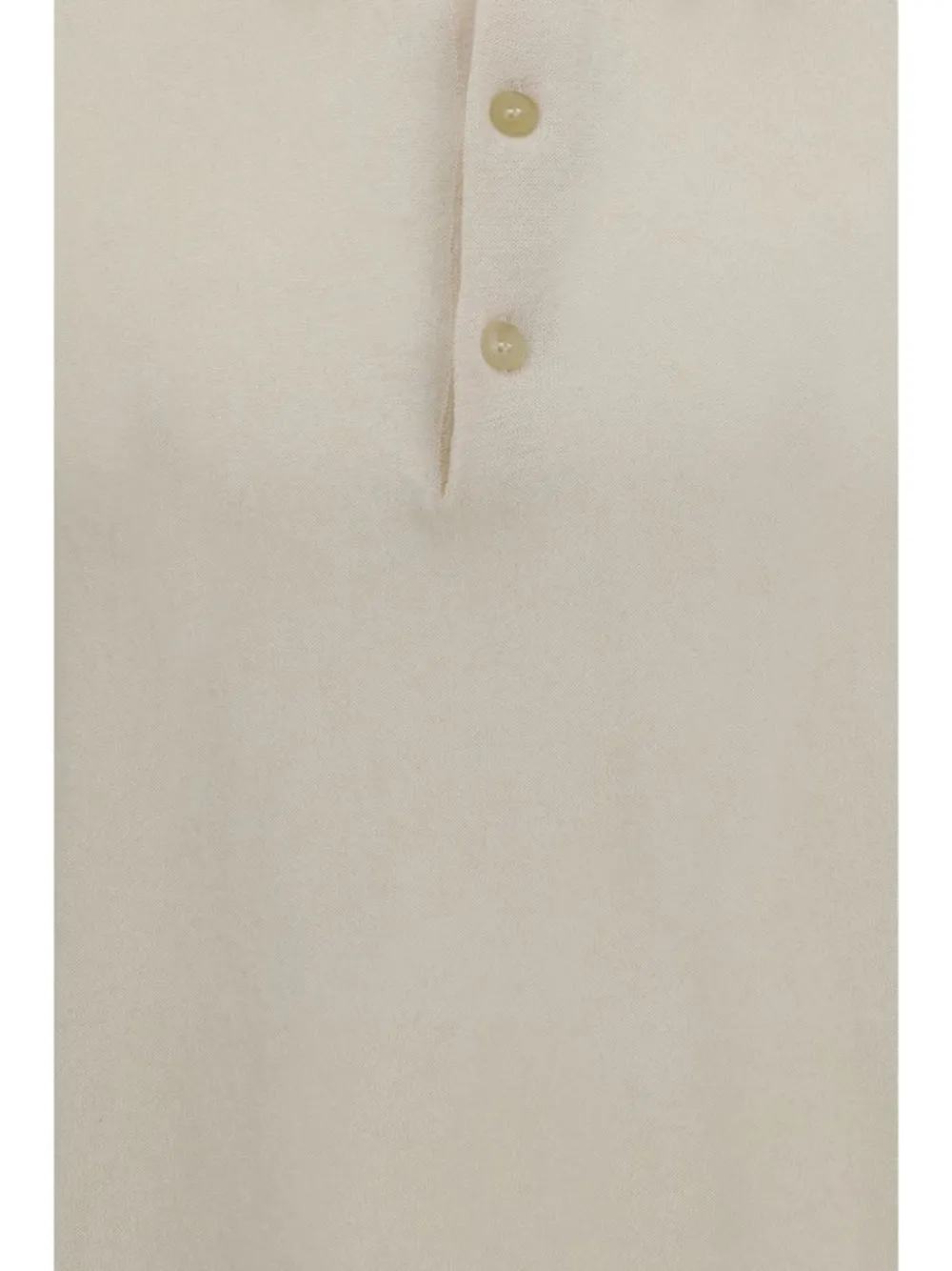 Premiata short-sleeve polo shirt Beige