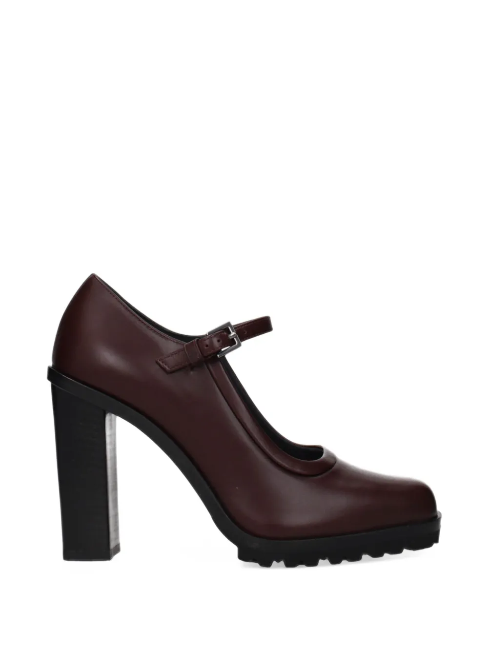 Max Mara buckle-fastening leather pumps - Marrone