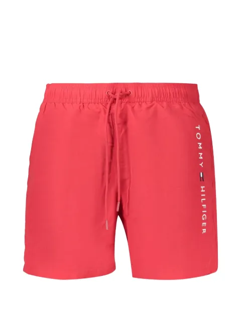 Tommy Hilfiger logo-print drawstring swim shorts