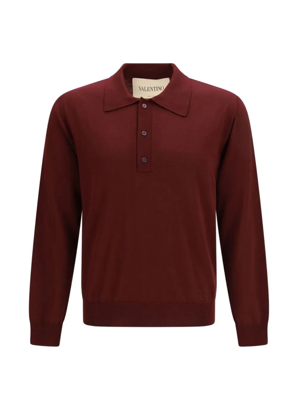Valentino Garavani wool polo shirt - Rosso