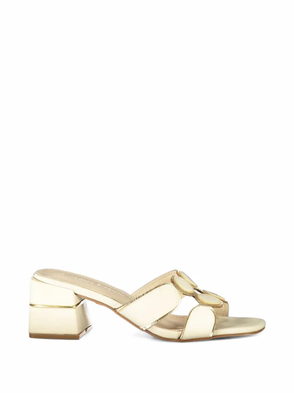 Laura Biagiotti embellished block-heel sandals - Tons neutres Laura Biagiotti embellished block-heel sandals - Tons neutres