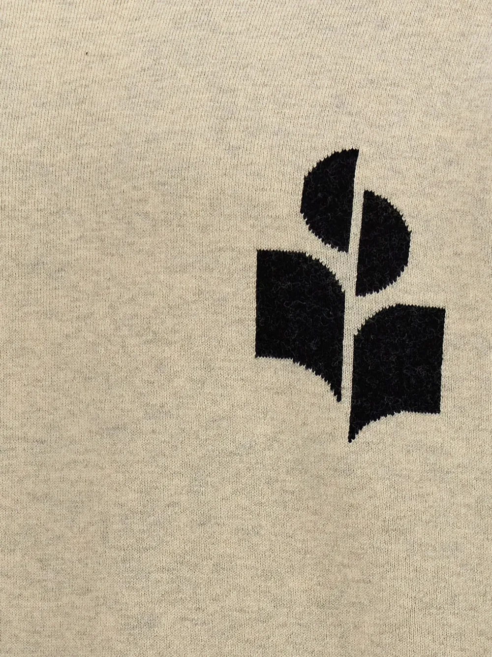 ISABEL MARANT Trui met geborduurd logo Grijs