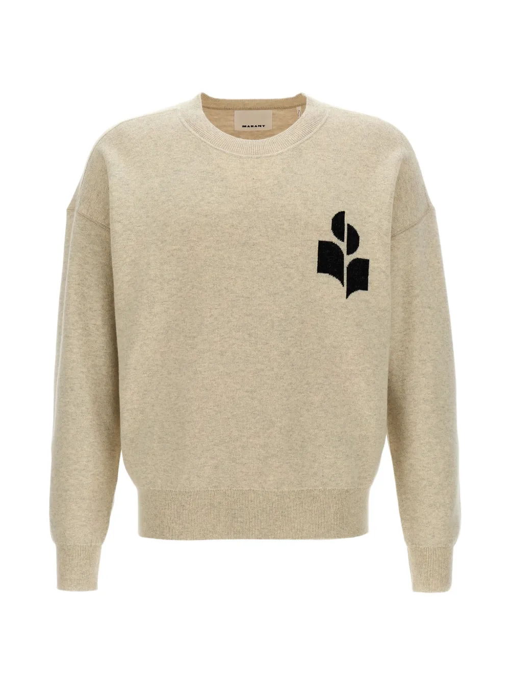ISABEL MARANT Trui met geborduurd logo Grijs