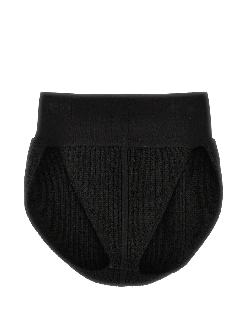 Rick Owens Slip in cashmere a coste - Nero
