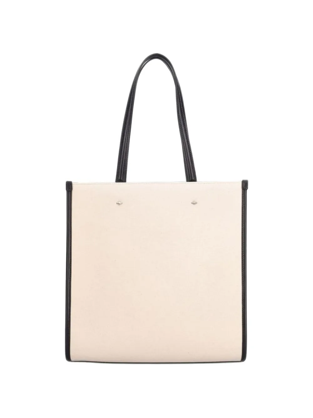 Jimmy Choo logo-print canvas tote bag Beige