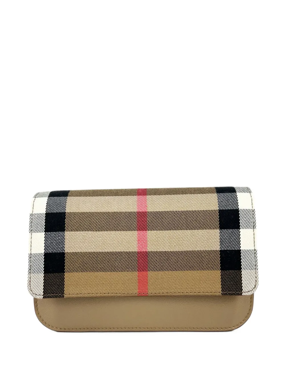 Burberry Borsa a tracolla Madison Check - Toni neutri