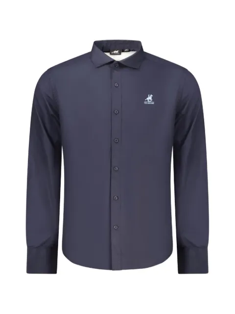 U.S. Grand logo-embroidered cotton shirt