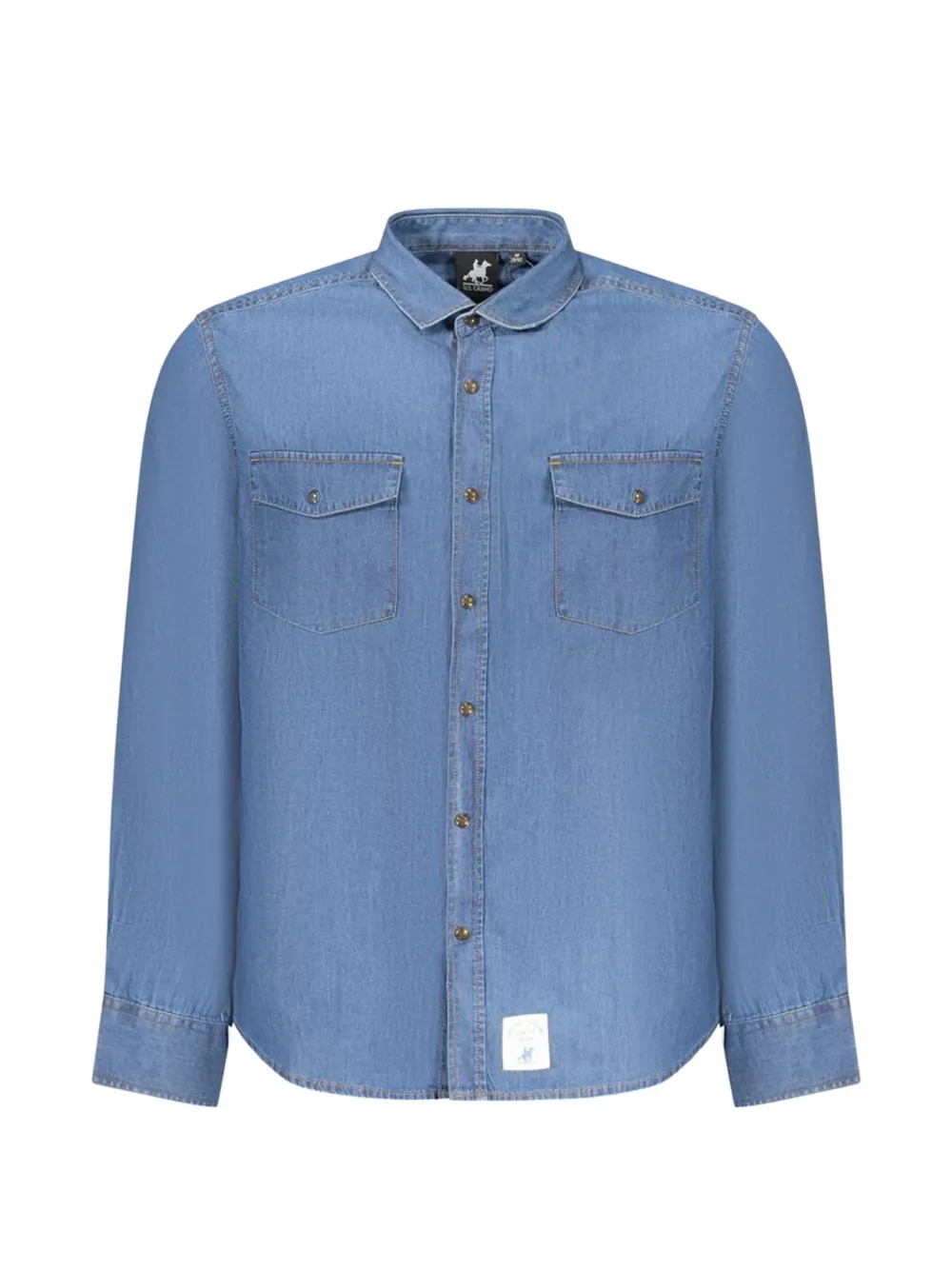 U.S. Grand button-up denim shirt - Blu