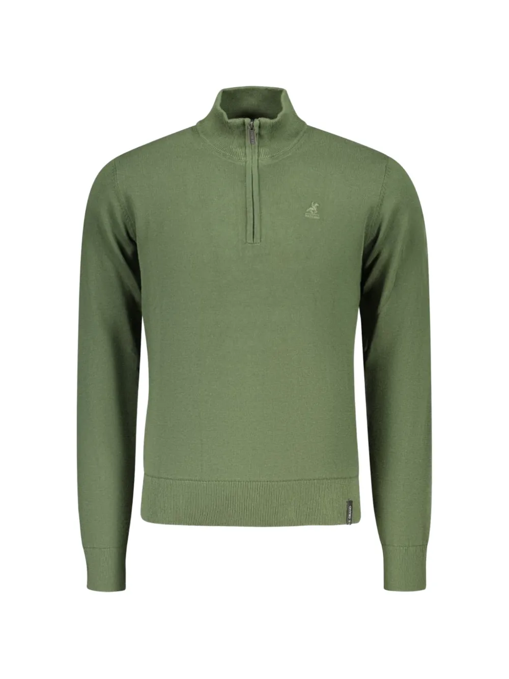 U.S. Grand quarter-zip knitted sweater - Verde