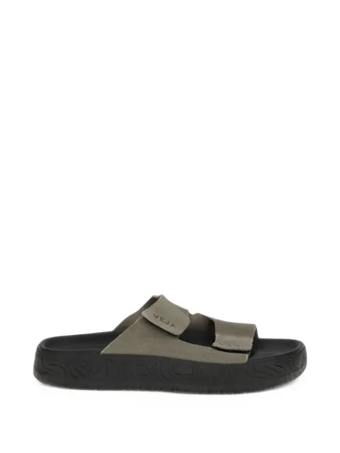 VEJA Etna suede kaki black sandals