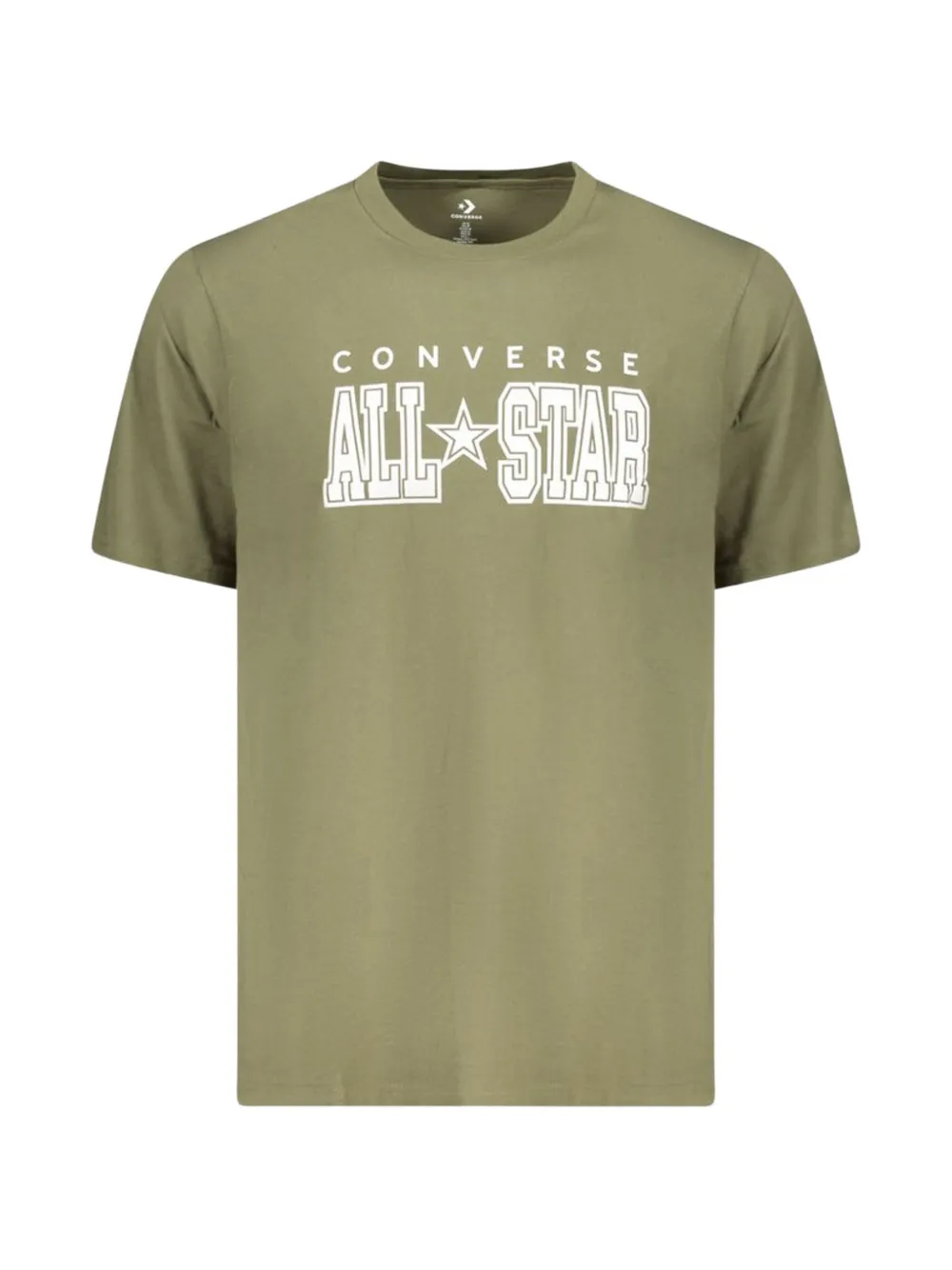 Converse All Star Logo-print T-shirt In Green