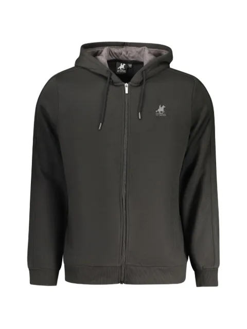 U.S. Grand hoodie con cierre y logo estampado
