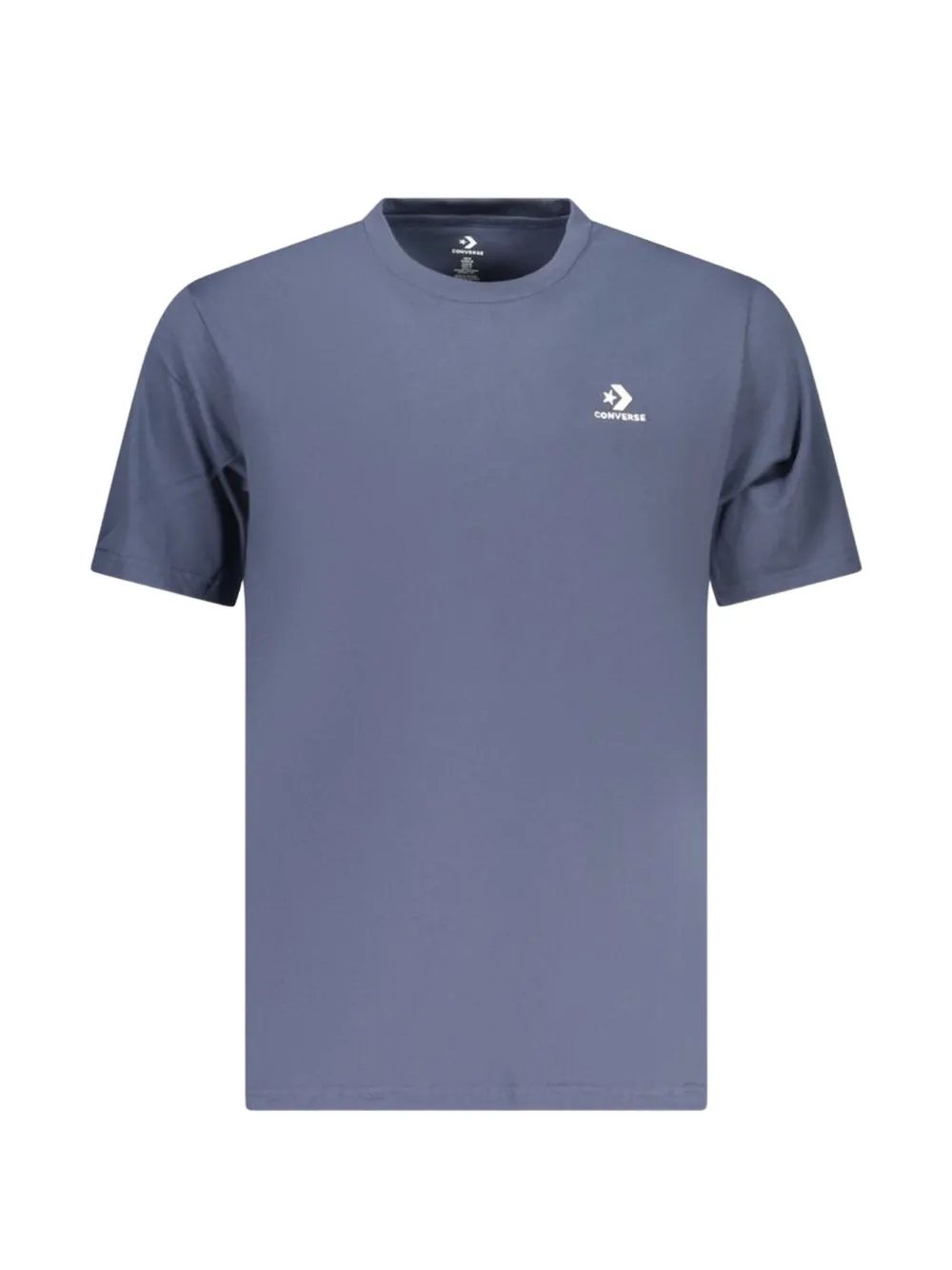 Converse logo-print cotton T-shirt - Blau