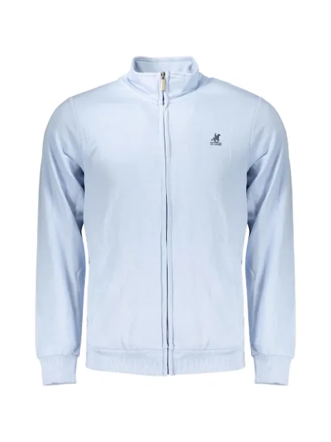 U.S. Grand logo-embroidered zip-up sweatshirt