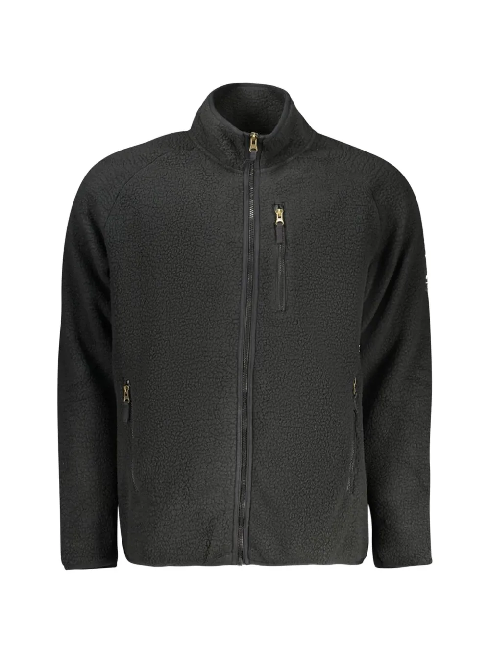 U.S. Grand zip-up fleece jacket - Schwarz