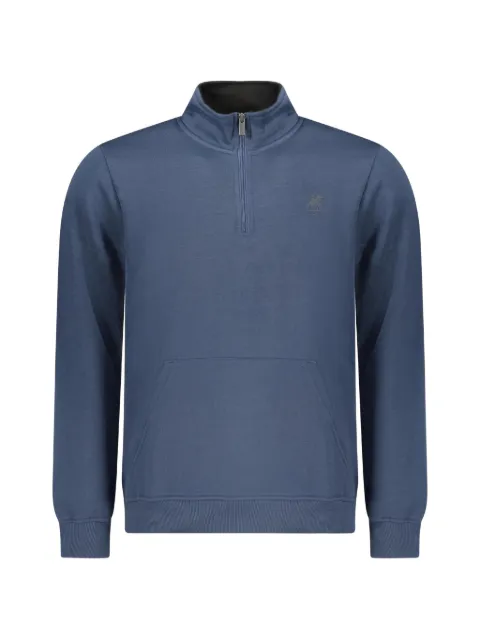 U.S. Grand quarter-zip logo-embroidered sweatshirt