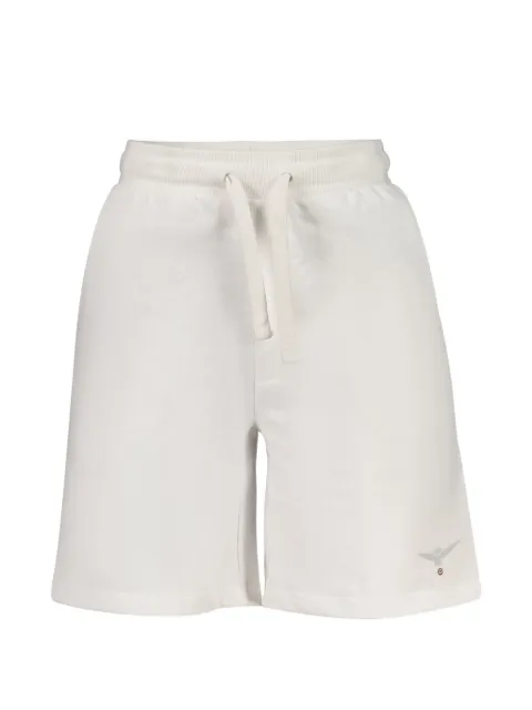 Aeronautica Militare drawstring-waist logo-embroidered shorts