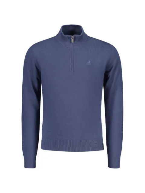 U.S. Grand quarter-zip embroidered-logo sweater
