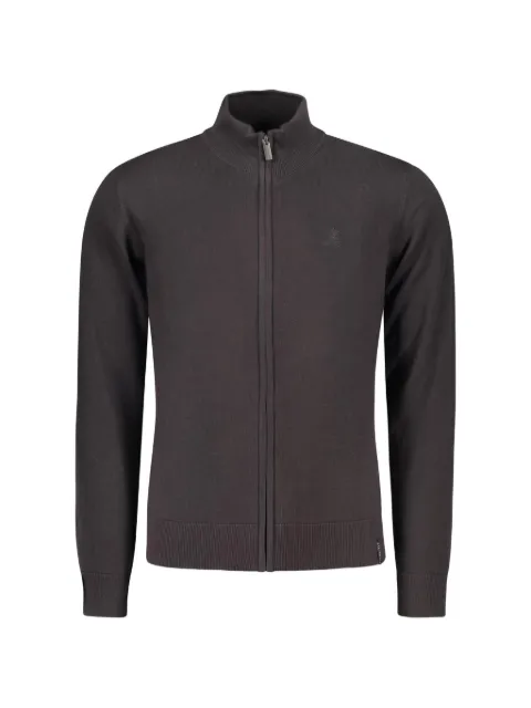 U.S. Grand zip-up knitted cardigan