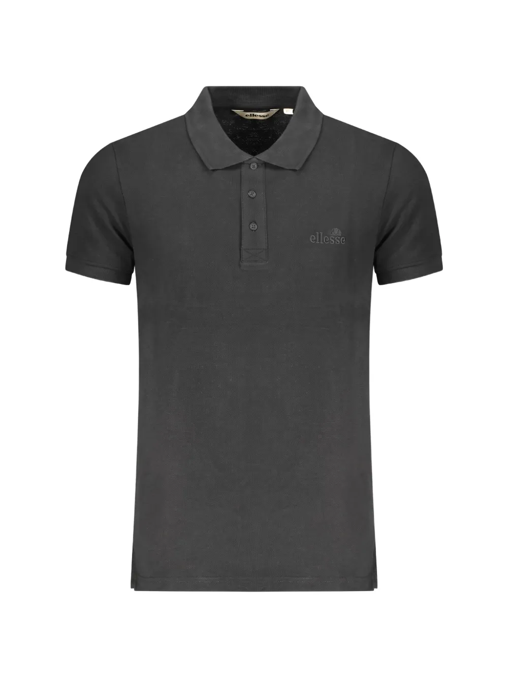 Ellesse logo-embroidered polo shirt Zwart