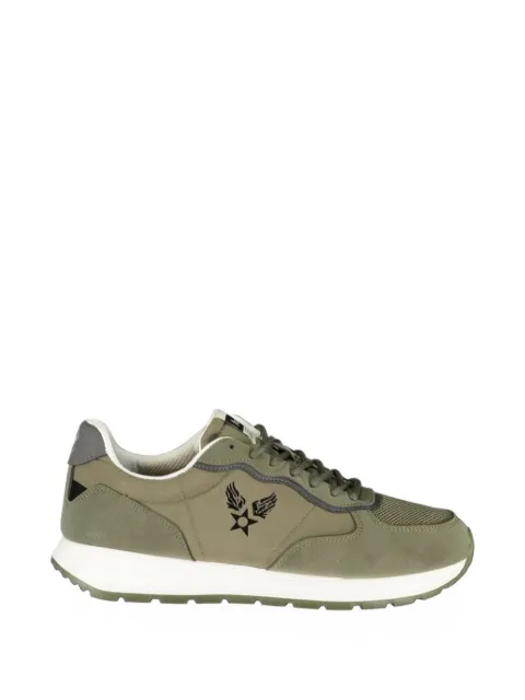 Avirex logo-print panelled sneakers