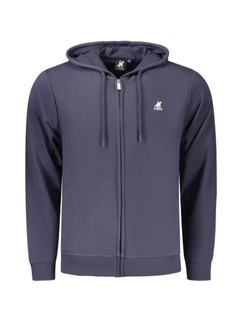 U.S. Grand hoodie con logo bordado y cierre