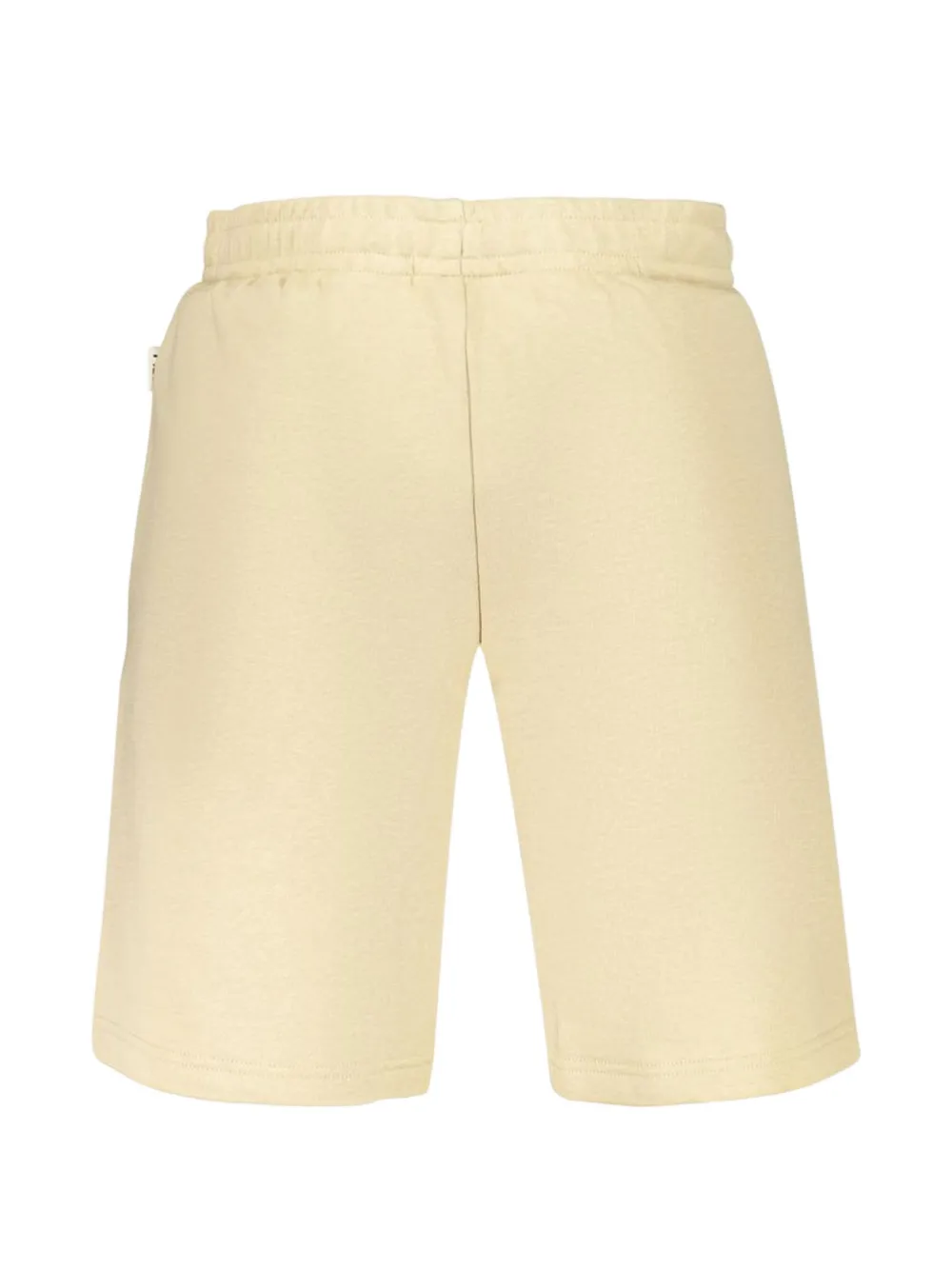Fila logo-print cotton shorts Beige