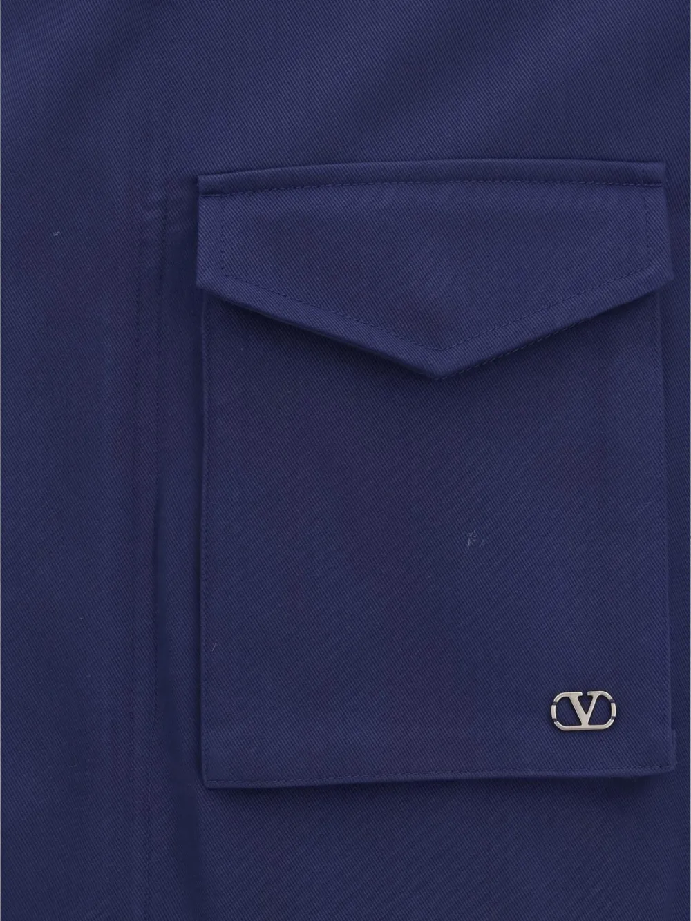 Valentino Garavani VLogo Signature epaulette jacket Blauw