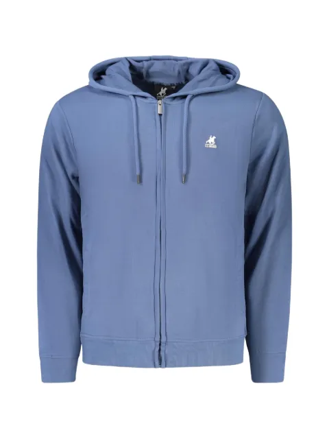 U.S. Grand hoodie con logo bordado y cierre