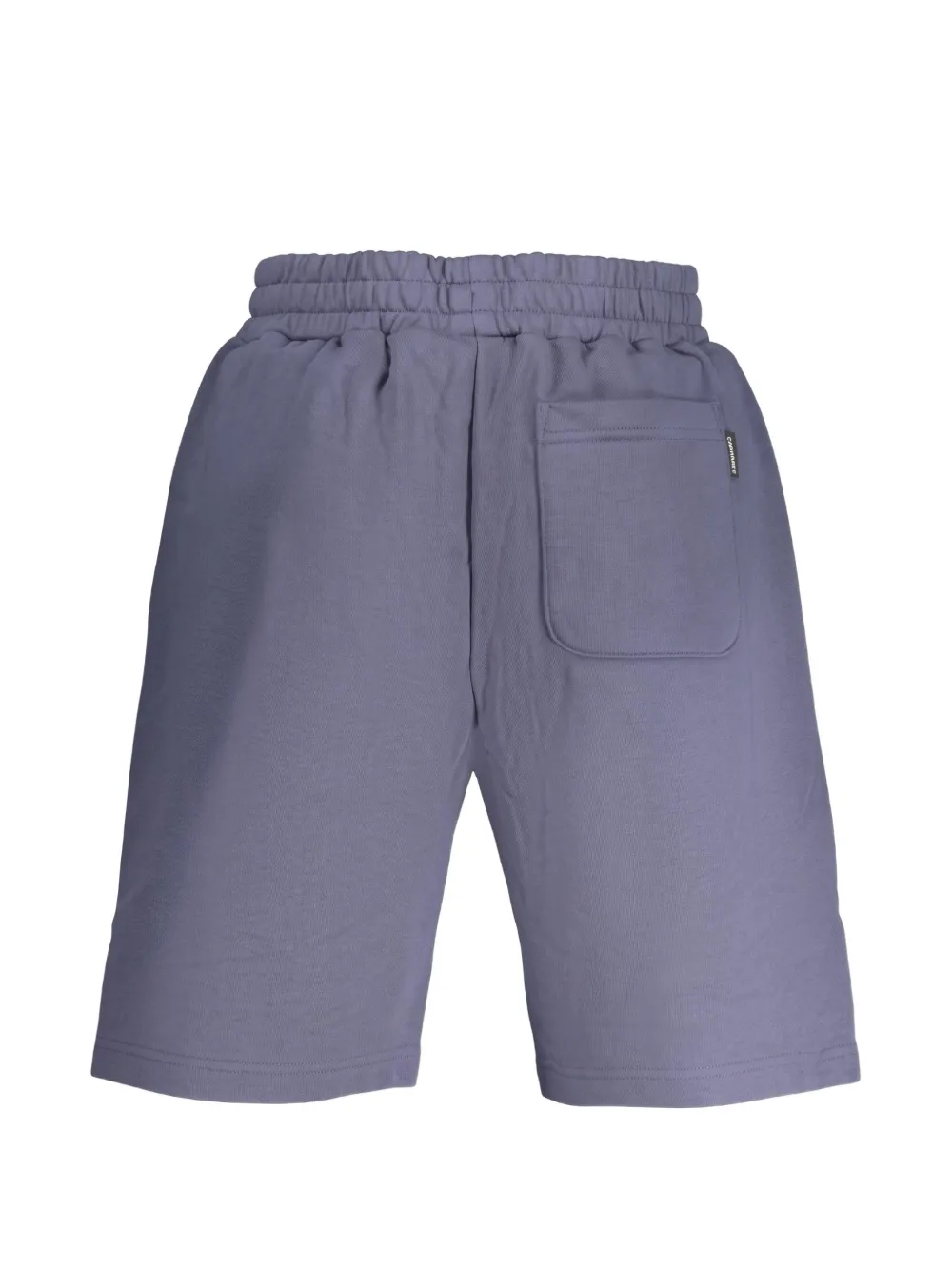 Converse logo-patch cotton shorts Blauw