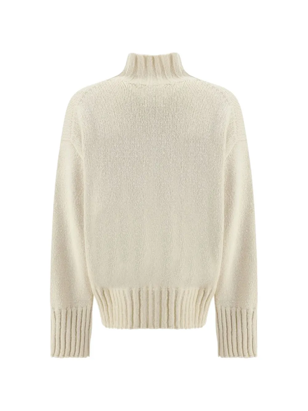 Jil Sander ribbed-knit sweater Wit