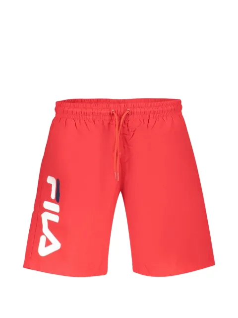 Fila Caravello logo-print drawstring swim shorts